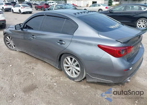 2015 Infiniti Q50 z USA, uszkodzony, nr VIN JN1BV7AR0FM414366